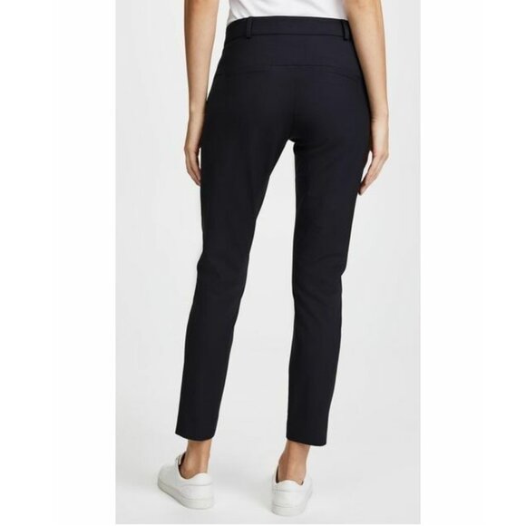 Veronica Beard Black Stretch Wool Tapered Pant 27" / Size 4 / Black Trouser Work - Picture 3 of 12